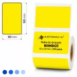 Lipnios etiketės spausdintuvui Niimbot B1/B4/B21/B3S/B31, 50x30 mm
