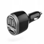Automobilinis USB įkroviklis Hama, 3 USB, 12V, 5,2A