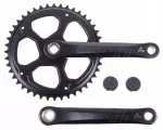 Dviračio alkūninis mechanizmas AMAR COMFORT 44T, 170 mm, juodas