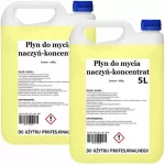 Indų ploviklis Cleanhom, citrinų kvapo, 2 x 5 l, koncentruotas