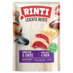 &Scaron;unų konservai RINTI LEICHTE BEUTE, jautiena ir antiena, 400 g