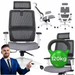 Biuro kėdė NICKI, ergonomi&scaron;ka, juoda, su pasukamu mechanizmu