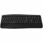 Belaidė ergonomi&scaron;ka klaviatūra Canyon HKB-W6, juoda