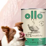 &Scaron;unų konservai OLLO UMAMI su žąsiena ir kalakutiena 850g