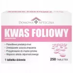 Maisto papildas Domowa Apteczka Folic Acid, 250 tablečių