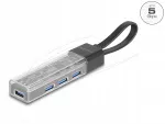 USB &scaron;akotuvas Delock 64335, 4 jungtys, USB A ir USB C, 5 Gbps