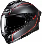 Motociklininko &scaron;almas HJC C71 Quez, juodas/raudonas, dydis M