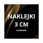 Lipdukai su logotipu, 3 cm, individualus dizainas ir tekstas