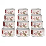 &Scaron;lapias kačių maistas Bemo Cat Kangaroo, 12 x 200 g, hipoalerginis, vienos rū&scaron;ies baltymas