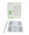 I&scaron;maniosios svarstyklės su 8 elektrodais, &bdquo;Bluetooth&ldquo; ir Healthkeep programėle