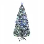 Dirbtinė eglutė su LED, stovu ir optiniais pluo&scaron;tais, 180 cm