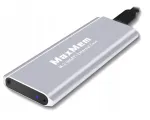 I&scaron;orinis SSD diskas MaxMem MM-SSD512-BE, 512 GB, grafito spalvos