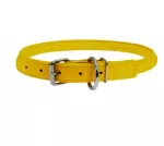 Odinis &scaron;uo antkaklis WAUDOG, geltonas, 13 mm, 45&ndash;53 cm, apvalus