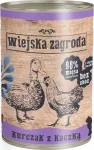 Drėgnas kačių ėdalas Wiejska Zagroda su vi&scaron;tiena ir antiena