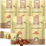 Kačių skanėstai Mersjo Wrap & Purr su antiena ir la&scaron;i&scaron;a, 5 x 40 g
