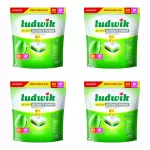 Indaplovių tabletės Ludwik All in 1 Ultimate Power, 80 vnt., greipfrutų kvapo, 4 pakuotės