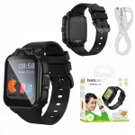 Vaiki&scaron;kas i&scaron;manusis laikrodis Hoco Y104, 4G, GPS, skambinimo funkcija, juodas