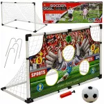 Vaiki&scaron;kas futbolo rinkinys su vartais ir kamuoliu