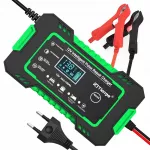 Akumuliatoriaus įkroviklis su LCD ekranu, 12V, 6A