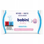 Drėgnos servetėlės vaikams Bobini Sensitive, 60 vnt.