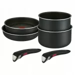 Puodų ir keptuvių rinkinys TEFAL Ingenio So'Light, 6 dalių, indukcinis