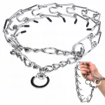 Metalinis antkaklis dideliam &scaron;uniui, 40-55 cm