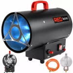 Dujinis &scaron;ildytuvas su balionu, 25 kW, žarna ir reduktoriumi