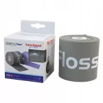 Guminė mank&scaron;tos juosta Sanctband Floss Band, 7,5 cm x 2 m, pilka, labai stipri