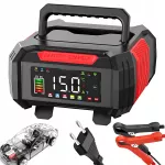 Akumuliatoriaus įkroviklis LCD, 250 W, greitas įkrovimas, 9 laipsnių