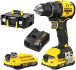Atsuktuvas-gręžtuvas Stanley SFMCD714D2T-QW, 18 V, 2 x 2 Ah akumuliatoriai