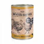 &Scaron;lapi kačių ėdalas Wiejska Zagroda kačiukams, kalakutiena ir vi&scaron;tiena, 400 g