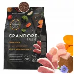 &Scaron;unų pa&scaron;aras Grandorf Fresh Duck Adult Medium Maxi, antis, 10 kg