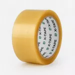 Pakavimo juosta X-TAPE, 72 mm x 60 m, bespalvė, tyliai riedanti, 1 vnt.