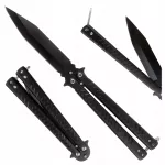 Treniruočių peilis &bdquo;Balisong Butterfly&ldquo; CS:GO/CS2, dantyta geležtė, Fade dizainas
