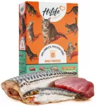 &Scaron;lapias kačių maistas HiLife su 3 žuvų skoniais želė, 8 x 70 g