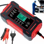 Automatinis 12V 6A automobilio akumuliatoriaus įkroviklis su atkūrimo funkcija