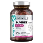 Maisto papildas MyVita Silver Magnesium Forte, 5 magnio formos, 100 kapsulių