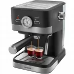 Espresso kavos aparatas Sencor SES 1721BK 1050W 20 bar juodas 2 puodeliams