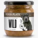&Scaron;unų konservai Dogs Plate WILD su &scaron;erniena, 360 g