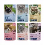 Drėgnas kačių maistas BOZITA drebučiuose, rinkinys 12 x 85 g