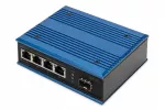 Tinklo jungiklis Digitus, 4 PoE Gigabit Ethernet prievadai, pramoninis