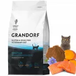 &Scaron;unų pa&scaron;aras Grandorf Veterinary Diet Dermatosis su la&scaron;i&scaron;a ir vandenynų žuvimi, odos problemoms, 2 kg