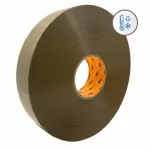 Pakavimo juosta ZOLIDA, guma, bronzinė, 48 mm x 900 m, atspari &scaron;alčiui