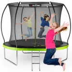 Vaiki&scaron;kas sodo batutas OUTTEC 244 cm su apsauginiu tinklu