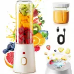 Mini blenderis USB, 450 ml, 10 a&scaron;menų, 21000 RPM