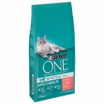 Sausas kačių pa&scaron;aras su la&scaron;i&scaron;a PURINA ONE Adult, 9,75 kg