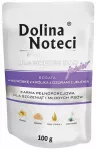 &Scaron;unų konservai Dolina Noteci Premium Junior su triu&scaron;iena ir kepenėlėmis, 100 g