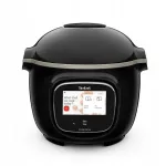 Daugiafunkcis puodas Tefal Cook4me Touch CY912, 6 l, slėginis, 13 funkcijų, Wi-Fi, juodas