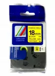 Lipni juostelė Brother TZ2-FX641 / TZe-FX641, 18 mm, geltona, elastinga