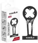 Dviračio laikiklis Towild AS80 kamerai ir žibintui, tinka Garmin, iGPSport, GoPro